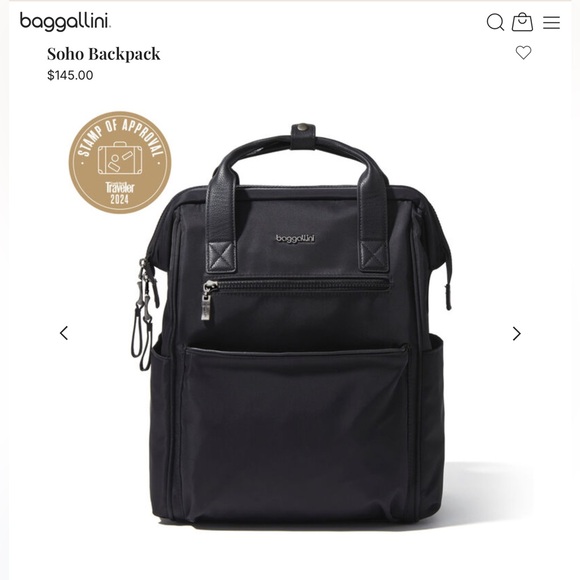 BAGGALLINI - SoHo Backpack - NEW - Picture 9 of 9